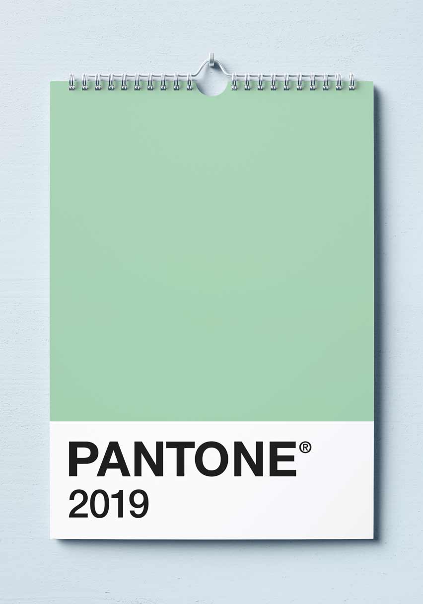 Pantone Calendar Green