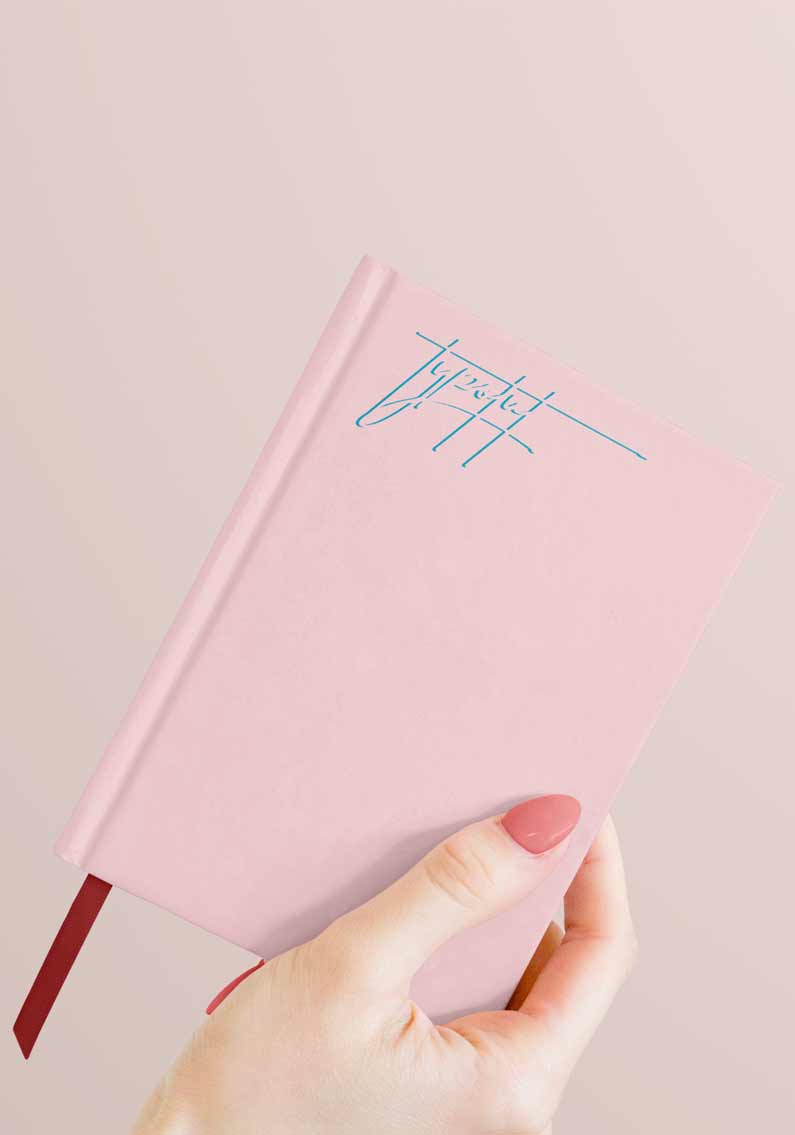 Typotut Book Pink