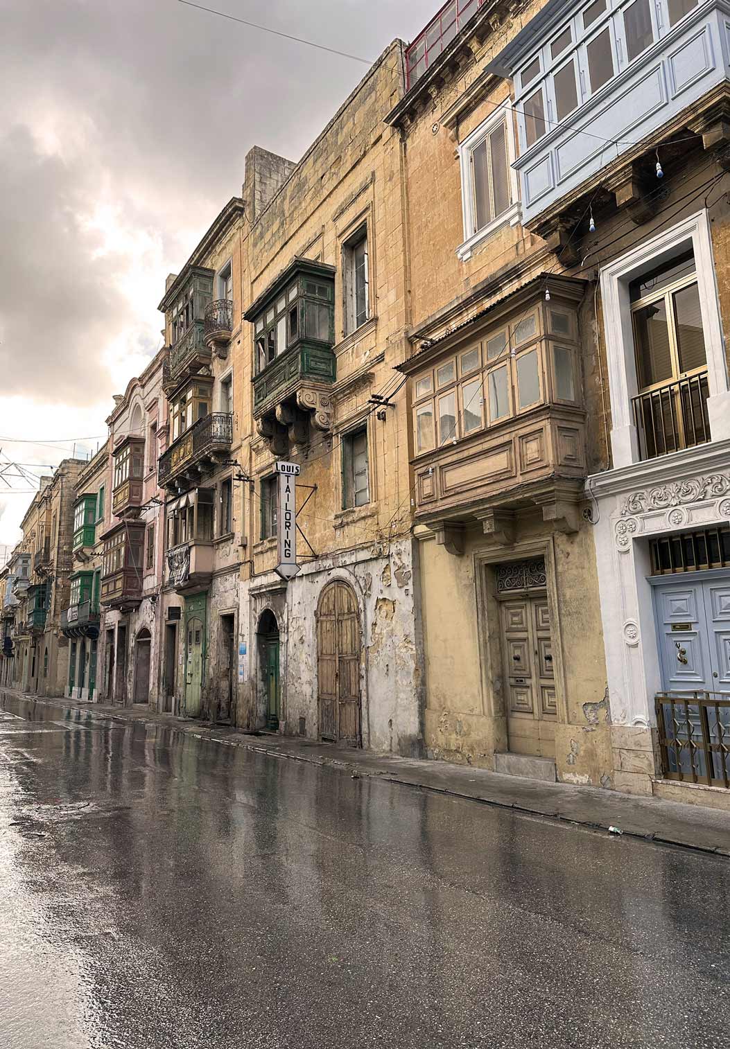 Malta Rainy Road